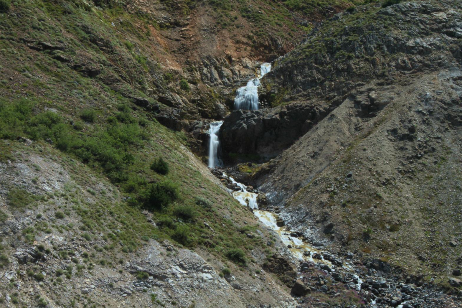 Alix Falls from across the valley
