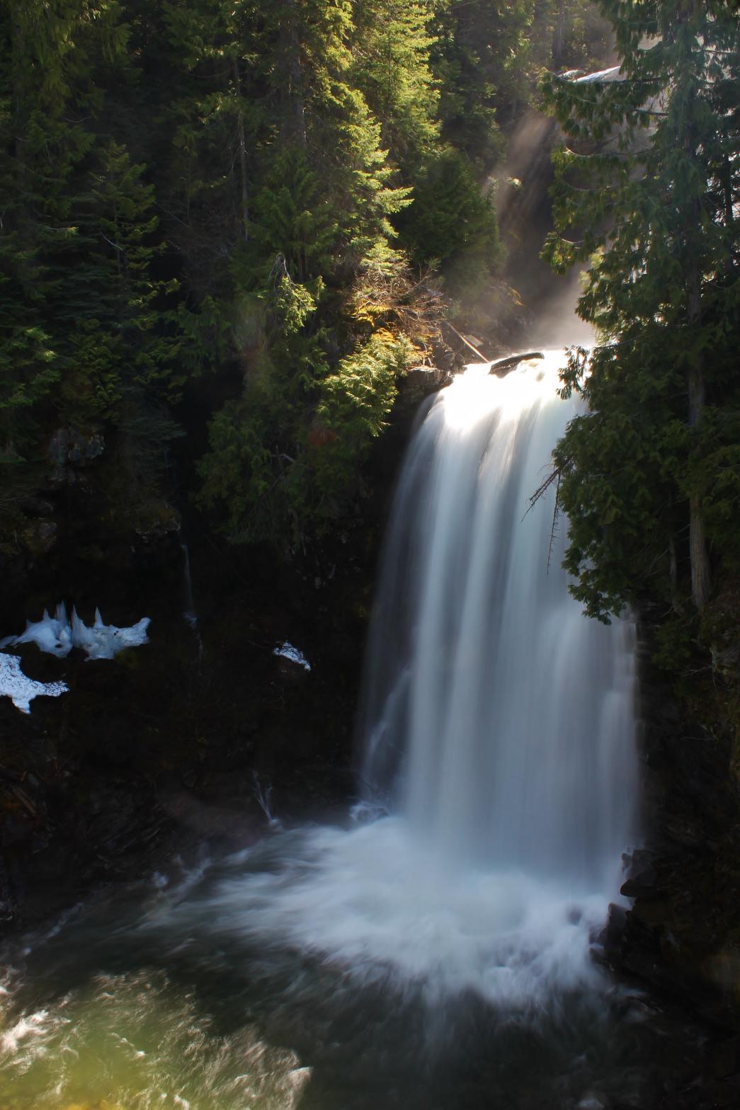 Bottom tier of Cedar Falls