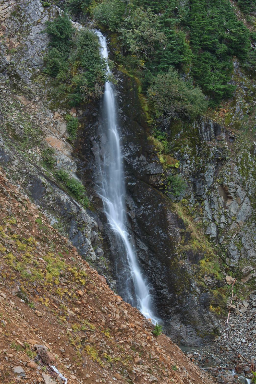 Close up view of Middle Agathot Falls
