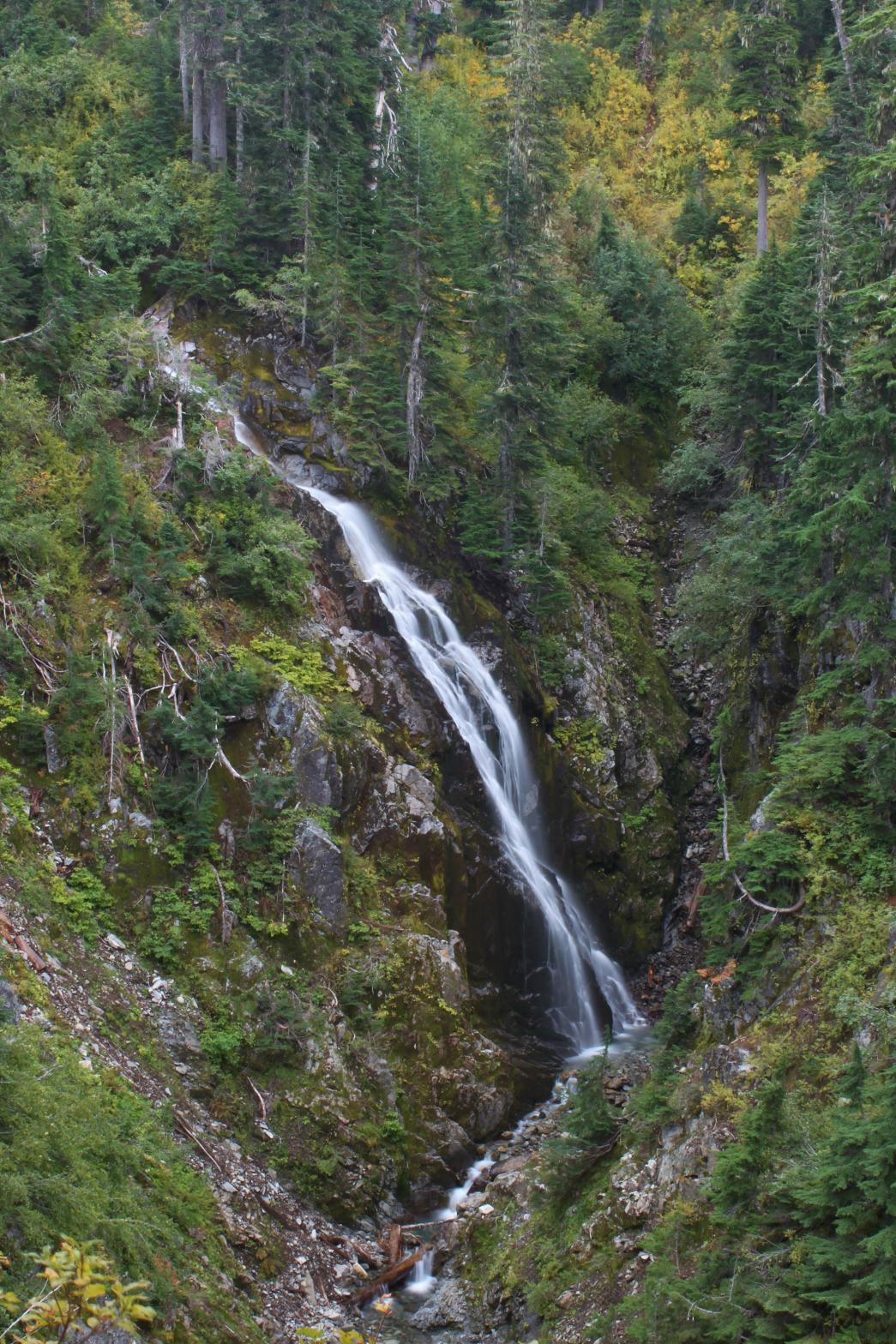 Agathot Falls from the north side of the canyon