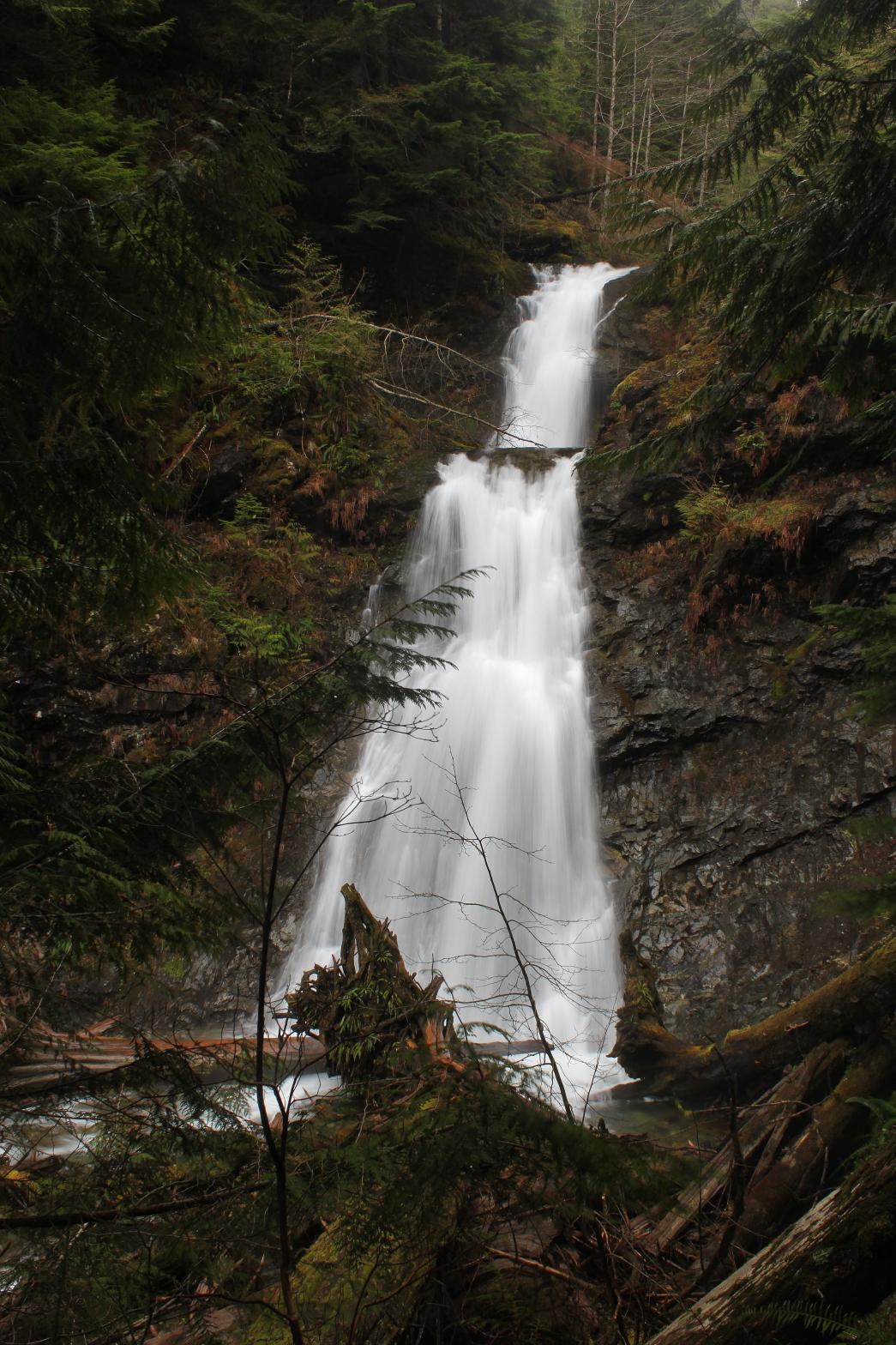Uppermost tier of Change Creek Falls