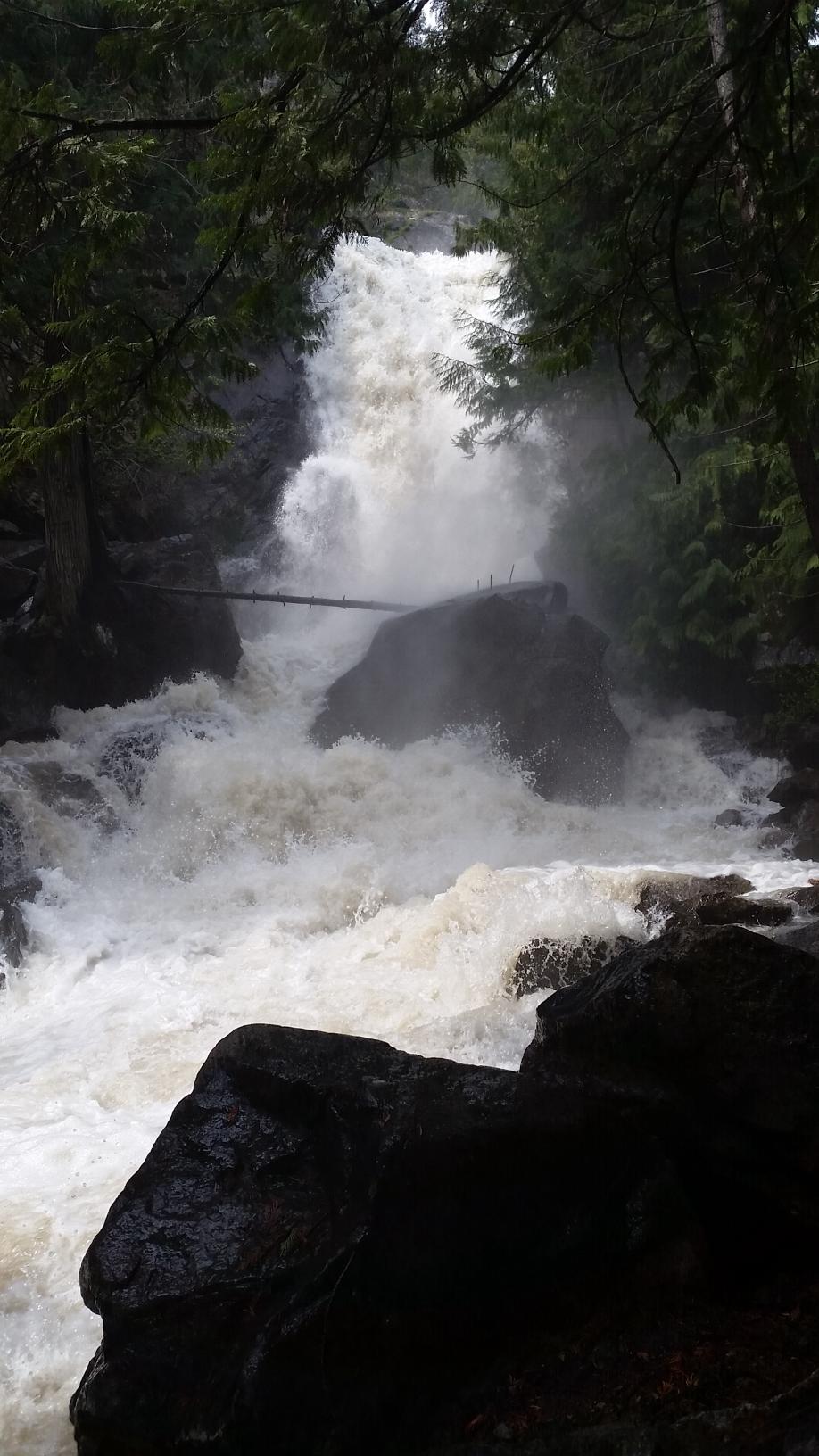 A raging Falls Creek Falls