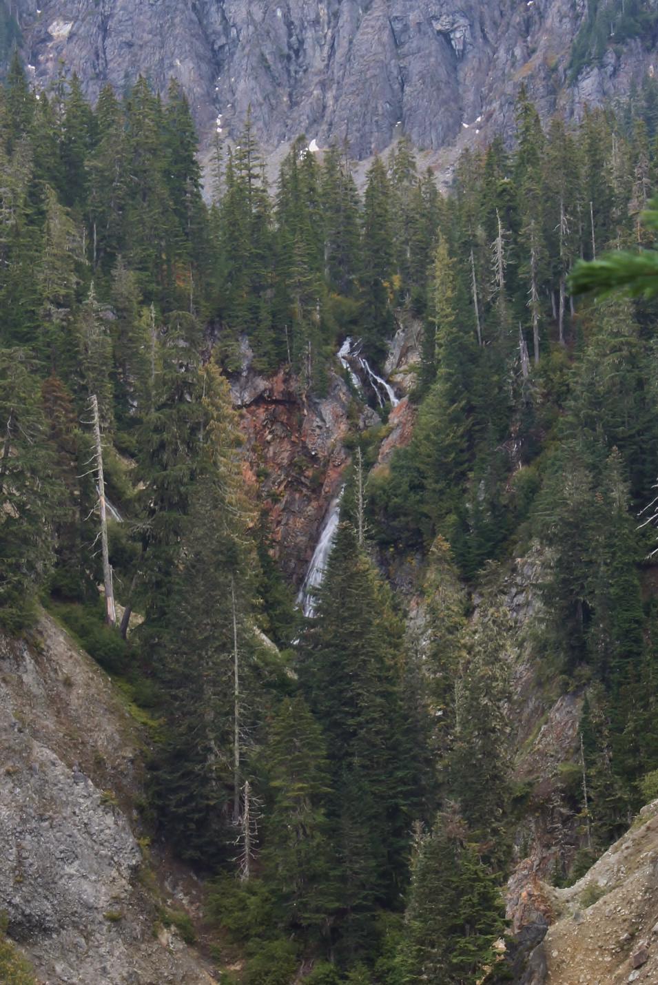 Huntoon Falls from the "viewpoint" for Popahomy Falls