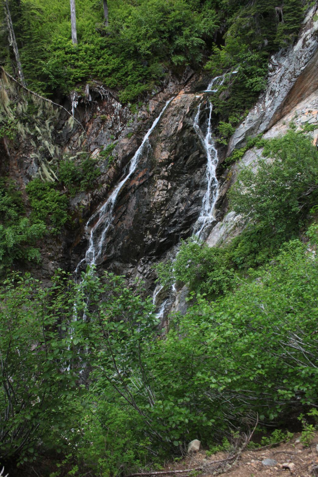 Upper tier of Huntoon Falls