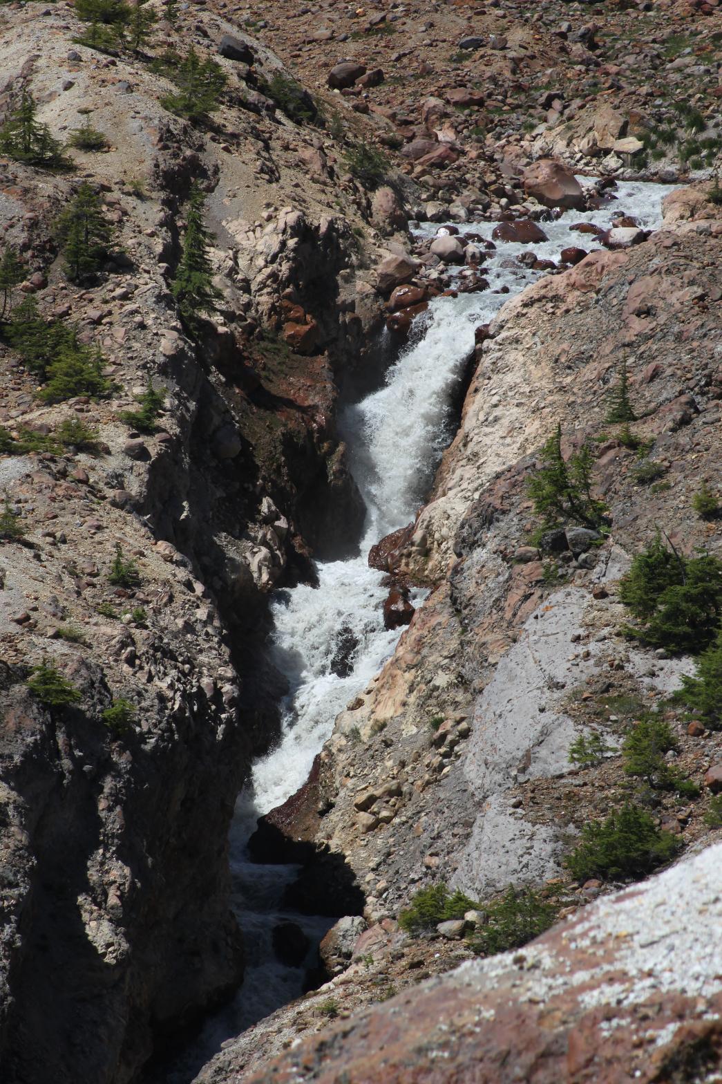 Top of Upper Boulder Creek Falls